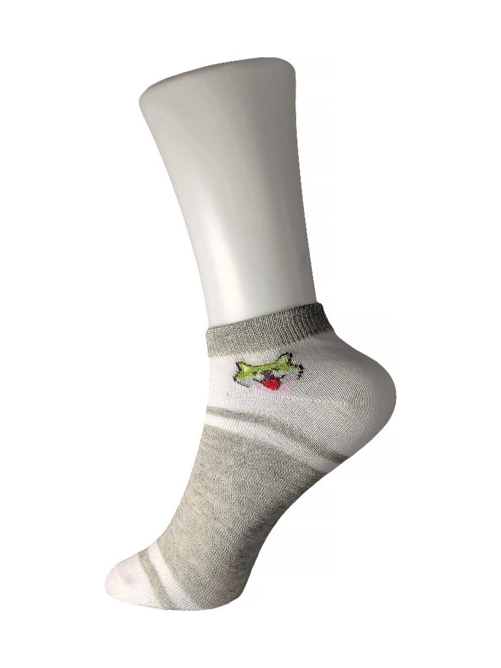 5 Pairs Tutuanna Socks - Gray & White Shiba